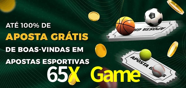 65X Game Ate 100% de Aposta Gratis